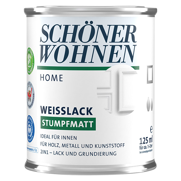 SCHÖNER WOHNEN HOME laque blanche mat