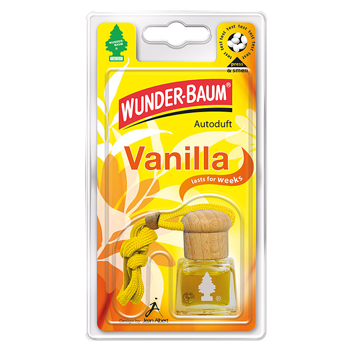 WUNDER-BAUM Flakon Lufterfrischer Vanilla (Vanille, Gelb)