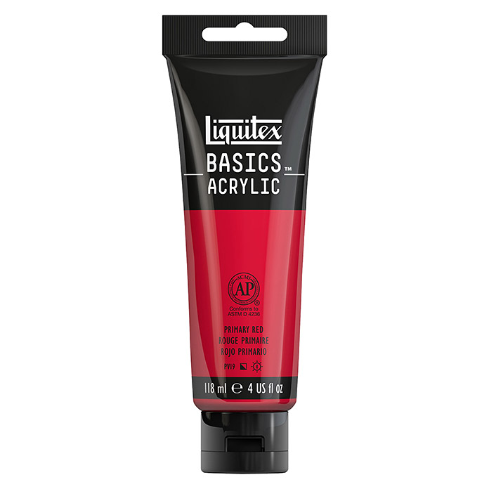 Liquitex Basics peinture acrylique rouge primaire