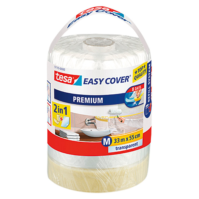 tesa Easy Cover Premium Abdeckfolie Refill 
