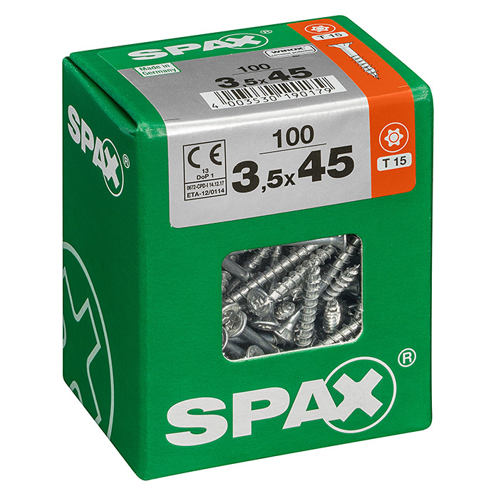 SPAX Vis universelle T-Star plus Ø x L: 3.5 x 45 mm