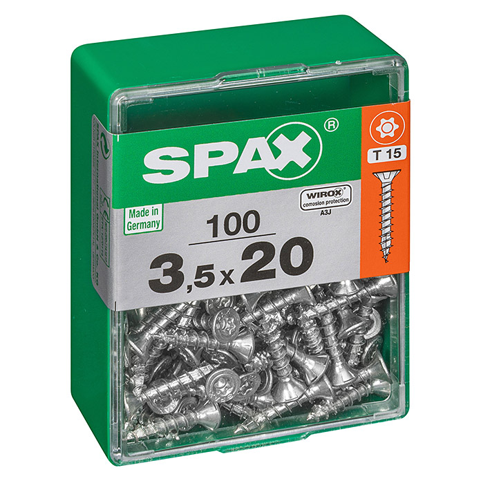 SPAX Universalschrauben T-Star plus Ø x L: 3.5 x 20 mm