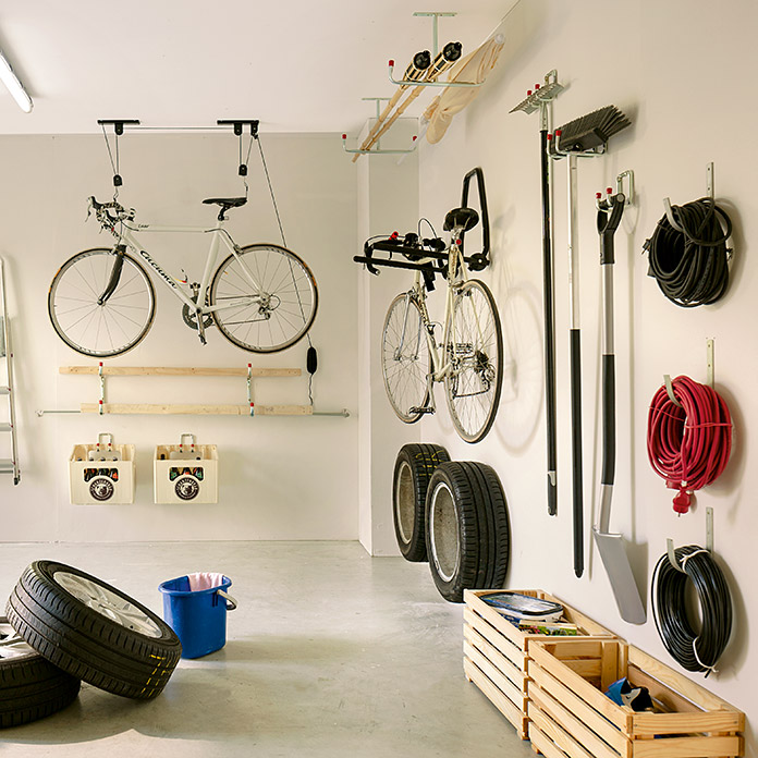 alfer Crochet pour vélos-mur et plafond alu caoutchouté Suspension vélo -  acheter chez Do it + Garden Migros