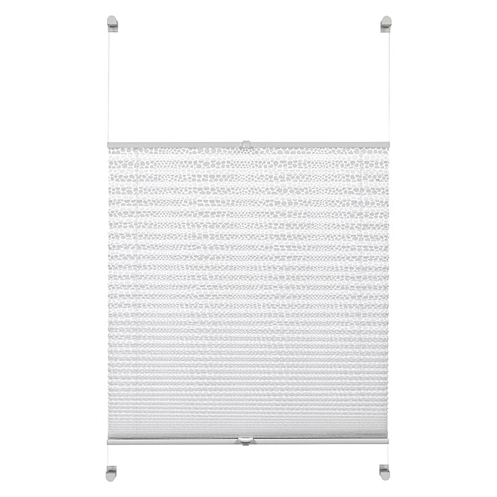 Tenda plissettata EasyFix Dot bianco 50 x 130 cm