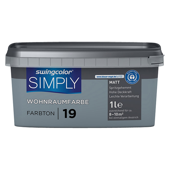 swingcolor Wohnraumfarbe SIMPLY 19 Blau